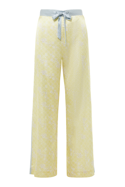 Golden Blossom Pajama Bottoms